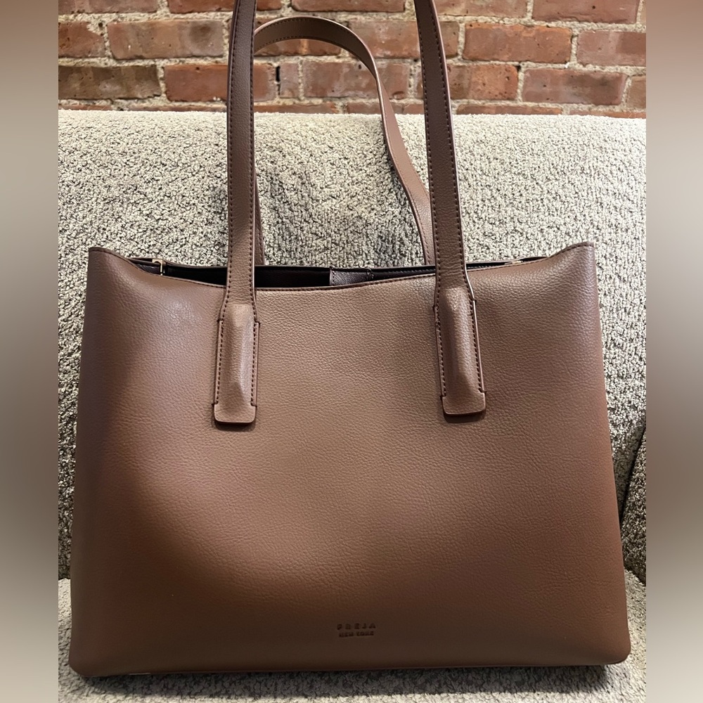 Brown Leather Tote Bag